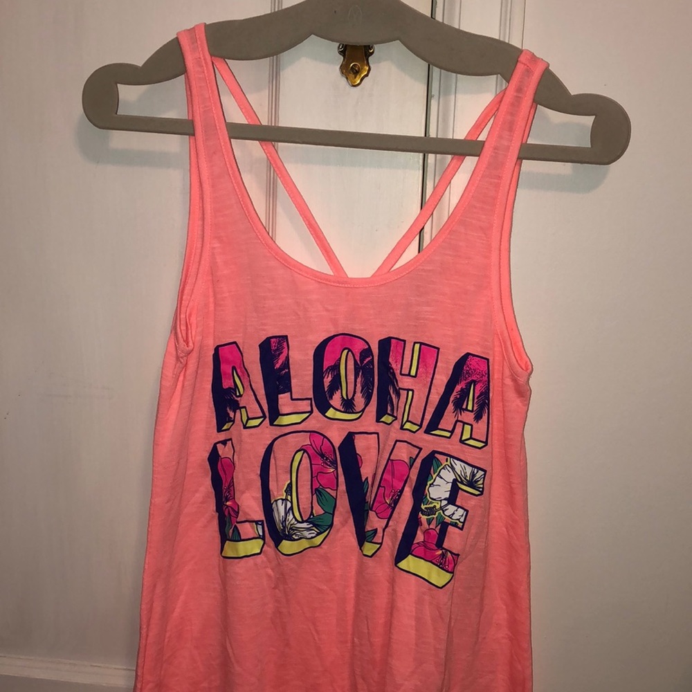 Aloha love tank top